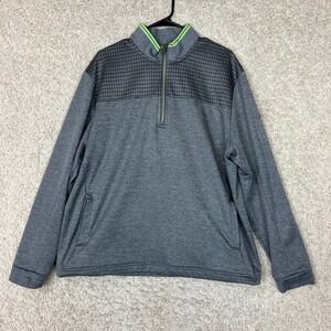 Callaway Quarter Zip Pullover Mens XL Gray Golf Performance Weather Series